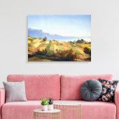 Alexandre Calame Zwitsers landschap Canvas Afdruk (Insitu (Woonkamer))