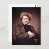 Alexandre Dumas Briefkaart (Voorkant / Achterkant)