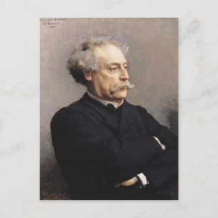 Alexandre Dumas Fils 1886 Briefkaart