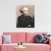 Alexandre Dumas Fils 1886 Canvas Afdruk (Insitu (Woonkamer))