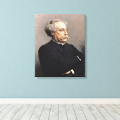 Alexandre Dumas Fils 1886 Canvas Afdruk (Insitu (Houten vloer))