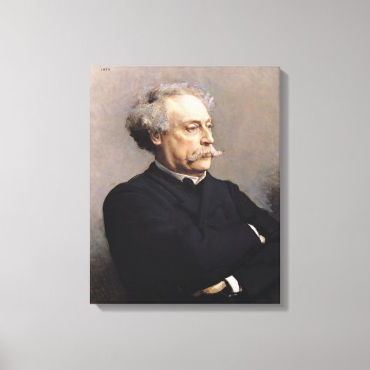 Alexandre Dumas Fils 1886 Canvas Afdruk (Voorkant)