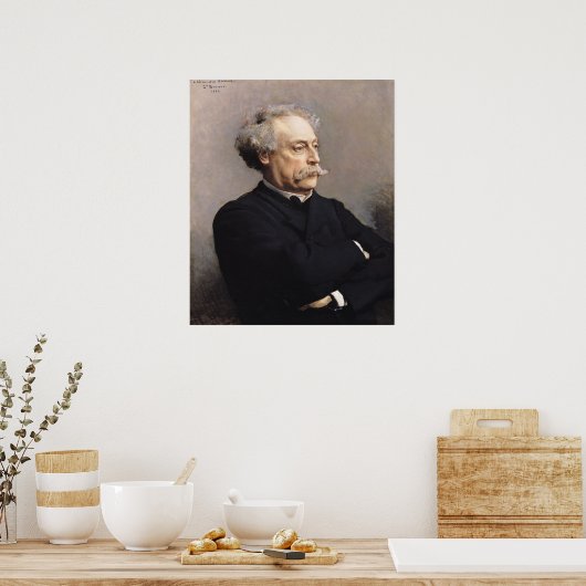 Alexandre Dumas Fils 1886 Poster (Keuken)