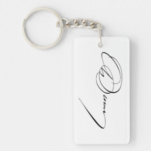 Alexandre Dumas handtekening autograaf beroemde sc Sleutelhanger