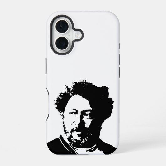 Alexandre Dumas iPhone 16 Hoesje (Achterkant)