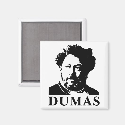 Alexandre Dumas Magneet (Voorkant / Achterkant)