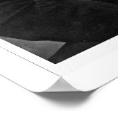 Alexandre Dumas pere (1802-70) uit 'Galerie Cont' Poster (Hoek)