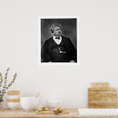 Alexandre Dumas pere (1802-70) uit 'Galerie Cont' Poster (Keuken)