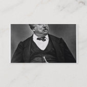 Alexandre Dumas pere (1802-70) uit 'Galerie Cont' Visitekaartje (Achterkant)