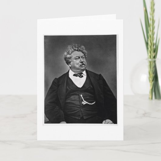 Alexandre Dumas pere (1802-70), van 'Galerie Inh. Kaart (Voorkant)