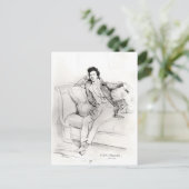 Alexandre Dumas Pere Briefkaart (Staand voorkant)
