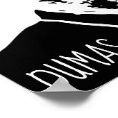 Alexandre Dumas Poster (Hoek)