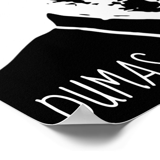 Alexandre Dumas Poster (Hoek)