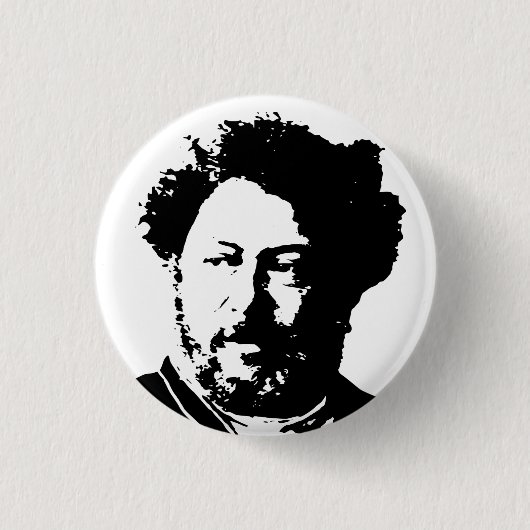 Alexandre Dumas Ronde Button 3,2 Cm (Voorkant)