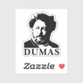 Alexandre Dumas Sticker (Vel)