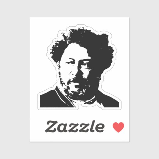 Alexandre Dumas Sticker (Vel)