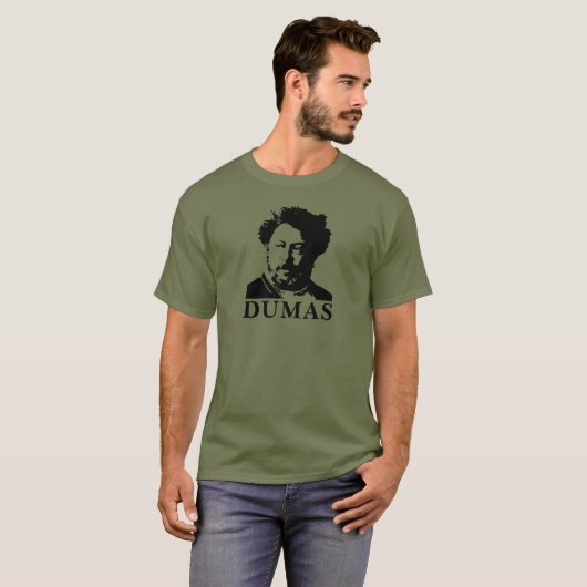 Alexandre Dumas T-shirt (Voorkant volledig)