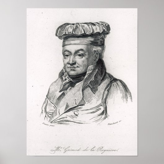 Alexandre Grimod de la Reyniere Poster (Voorkant)