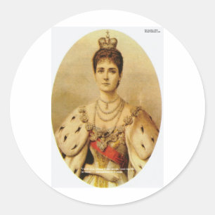 Alexandrea uit Rusland Liefdescitaten Cadeaus & Ka Ronde Sticker