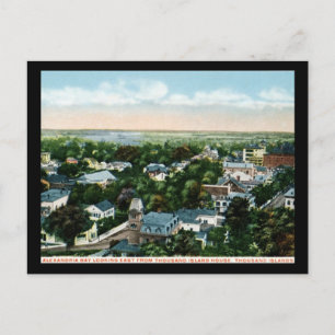 Alexandria Bay, Thousand Islands, NY 1917 Vintage Briefkaart