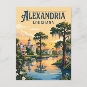 Alexandria, Louisiana Briefkaart