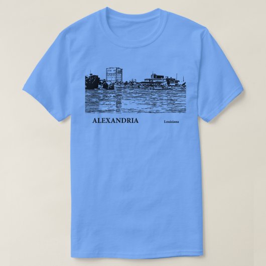 Alexandria Louisiana TShirt - 3 (Design voorkant)