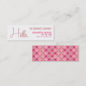 ALEXANDRIA MONROE CALLING CONTACTKAARTJE (Voorkant / Achterkant)