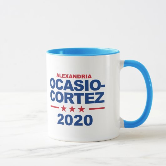 Alexandria Ocasio-Cortez 2020 Mok (Rechts)