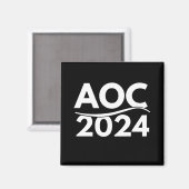 alexandria ocasio cortez 2024, aoc 2024, aoc magneet (Voorkant / Achterkant)