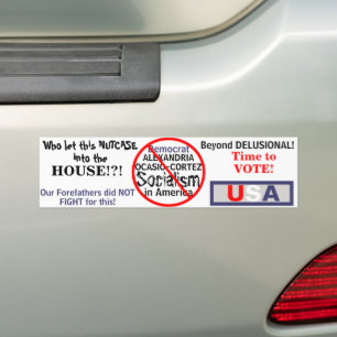 Alexandria Ocasio-Cortez (anti-democraat) Bumpersticker