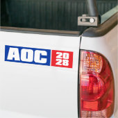 Alexandria Ocasio-Cortez AOC 2028 Bumpersticker (Op Truck)
