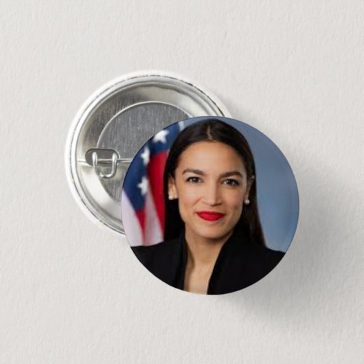 Alexandria Ocasio Cortez AOC Button (Voorkant /achterkant)