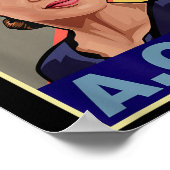 Alexandria Ocasio-cortez eerste Vrouw president Poster (Hoek)