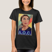 Alexandria Ocasio-cortez eerste Vrouw president T-shirt (Voorkant)