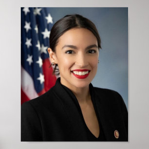 Alexandria Ocasio Cortez Official Portrait Poster