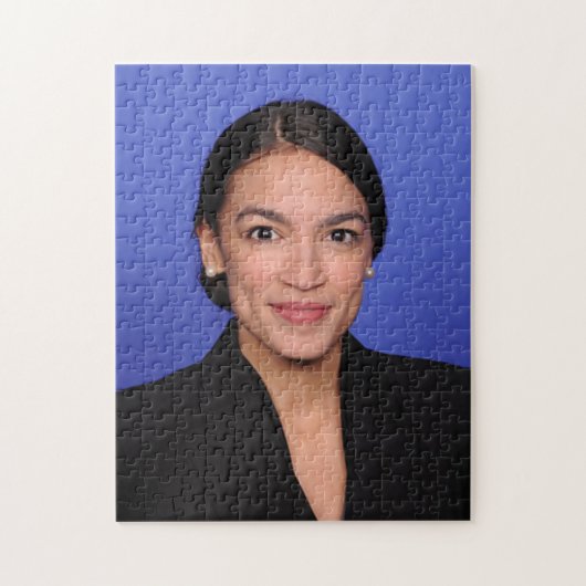 Alexandria Ocasio Cortez Portrait Legpuzzel (Verticaal)