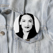 Alexandria Ocasio-Cortez Ronde Button 4,0 Cm (In situ)