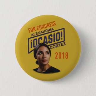 Alexandria Ocasio Cortez Ronde Button 5,7 Cm