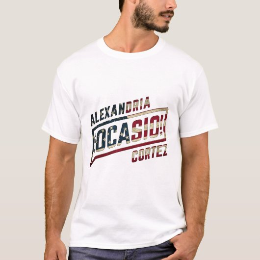 Alexandria Ocasio-Cortez T-shirt (Voorkant)