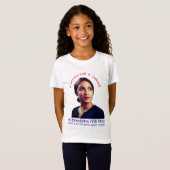 Alexandria Ocasio Cortez voor Prez T-shirt (Voorkant volledig)