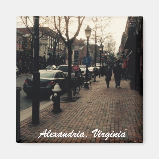 Alexandria Street Fotomagneet Magneet (Voorkant)