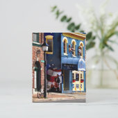 Alexandria VA - Bicycle Parked op N Saint Aseph St Briefkaart (Staand voorkant)