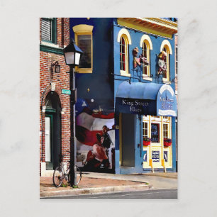 Alexandria VA - Bicycle Parked op N Saint Aseph St Briefkaart