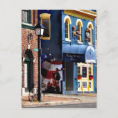 Alexandria VA - Bicycle Parked op N Saint Aseph St Briefkaart (Voorkant)