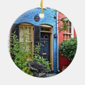 Alexandria VA - Gebouw met brandmerk Keramisch Ornament (Achterkant)