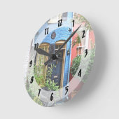 Alexandria VA - Gebouw met brandmerk Ronde Klok (Hoek)