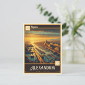 Alexandria, Virginia |  BRIEFKAART (Staand voorkant)