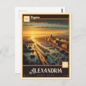 Alexandria, Virginia |  BRIEFKAART (Voorkant / Achterkant)