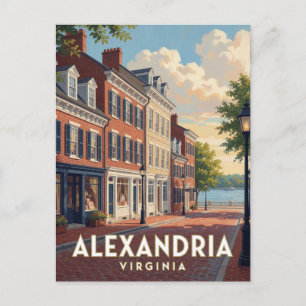Alexandria Virginia Oude Stad Reizen Briefkaart