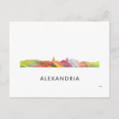 ALEXANDRIA VIRGINIA SKYLINE BW1 - BRIEFKAART (Voorkant)